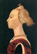 UCCELLO, Paolo Portrait of a Lady at oil painting